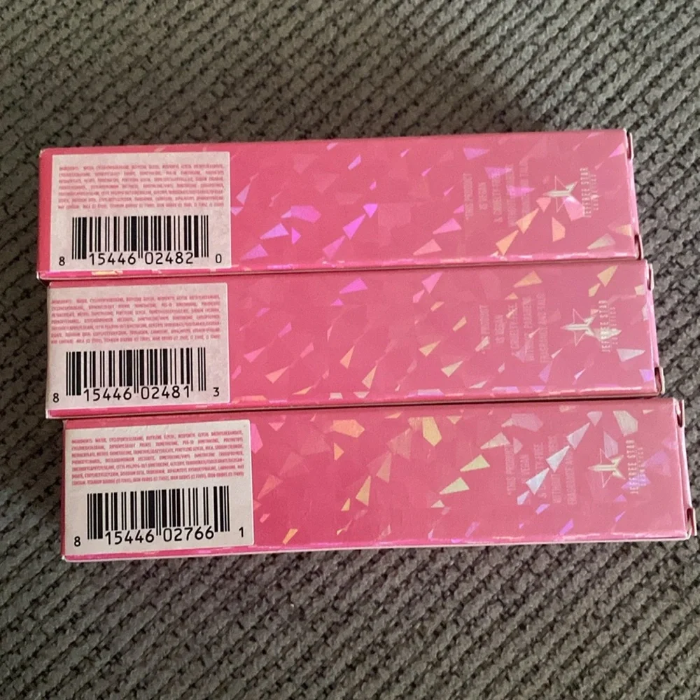 Jeffrey Starr concealers three different shades. Each retail for $22